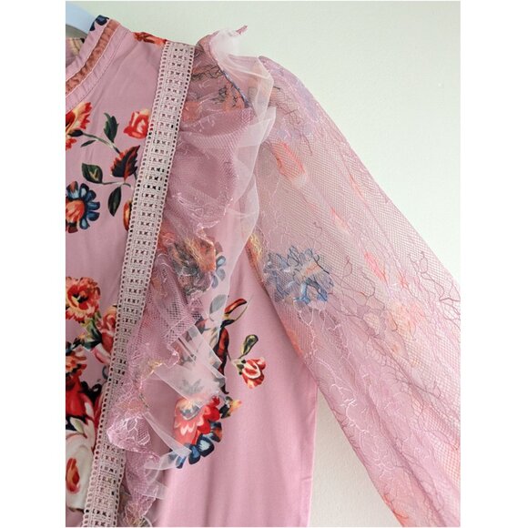 Keinmay Floral coquette pleated dress - Picture 7 of 12